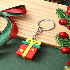 Box Пвх пластиковый брелок, литыми кольцами, коробка, 10.6 см, Кулон : 51 мм