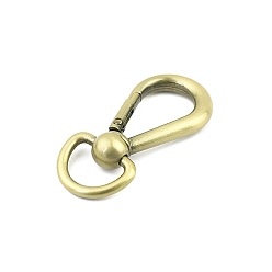 Brushed Antique Bronze Alloy Swivel Clasps, Swivel Snap Hook, for Bag Buckle Accessories Makings, Brushed Antique Bronze, 70mm, Hole: 20mm