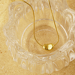 Настоящее золото 18K Элегантные 304 подвески в виде бобов любви из нержавеющей стали для ежедневного ношения у женщин, реальный 18 k позолоченный, 15.75 дюйм (40 см)