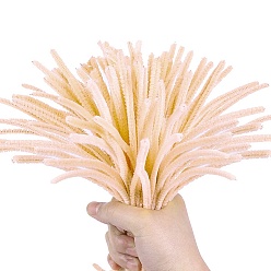 Персиковый Слойка Плюшевые палочки своими руками, стебли синели, трубочисты, детский ремесленный материал, розовые, 300 мм, 100 шт / пакет