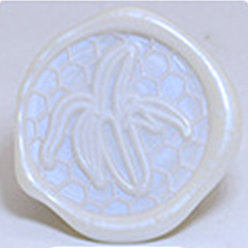 (7BDF) Прозрачный морозный бирюзовый Частицы сургуча, для ретро печать печать, восьмиугольник, призрачный белый, размер бутылки: 40x34 мм, о 45шт / бутылка