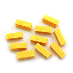 Yellow Fibre Perfume Pads, Essential Oils Diffuser Locket Pads, Cuboid, Yellow, 5x5cm
