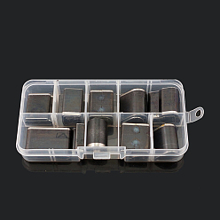 Нержавеющая Сталь Цвет Набор полых дыроколов с одним отверстием в стиле смешанной формы из быстрорежущей стали, для поделки из кожи, цвет нержавеющей стали, Внутренний диаметр: 0.5~3.4x0.3~1.75 cm, 24 шт / комплект