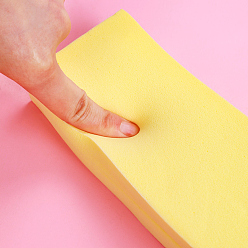Yellow Painting Sponges, Painting Supplies, Rectangle, Yellow, 17x7x2.7cm