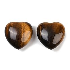 Тигровый глаз Натуральный тигровый глаз драгоценный камень бисер, сердце, 13x25x25 мм, отверстие : 2 мм