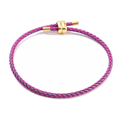 Средний Синий Шифер Изготовление браслетов из плетеной стальной проволоки, с золотыми тонами латунных бус, средний грифельно-синий, внутренний диаметр: 3-1/8 дюйм (8 см)