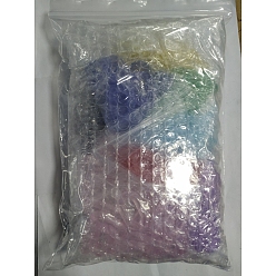 Mixed Color SUPERFINDINGS Transparent Acrylic Linking Rings, Quick Link Connectors, for Cable Chains Making, Frosted, Oval, Mixed Color, 31x19.5x5.5mm, Inner Diameter: 19.5x7.5mm, 10 colors, 20pcs/color, 200pcs/set
