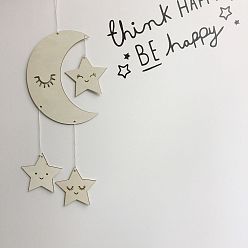 moon stars Nordic Home Decorations Eyelashes Moon Creative Pendant Handicrafts Children's Photography Props