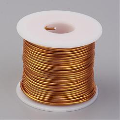 Goldenrod Round Aluminum Wire, Bendable Metal Craft Wire, Floral Wire for DIY Arts and Craft Projects, Goldenrod, 12 Gauge, 2mm, about 98.42 Feet(30m)/roll