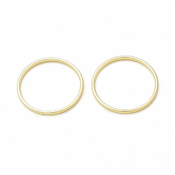 Light Gold Rack Plating Alloy Linking Rings, Cadmium Free & Nickel Free & Lead Free, Ring, Light Gold, 25x1.8mm, Inner Diameter: 22.5mm