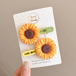 (52) Непрозрачная лаванда Заколки для волос из кожи аллигатора из подсолнечника, аксессуары для волос для женщин и девочек, разноцветные, 60 мм, 2 шт / комплект