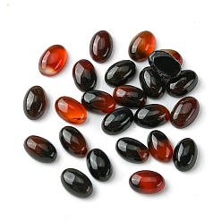 Natural Agate Natural Agate Cabochons, Oval, 6x4x2~2.5mm