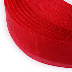 Red Sheer Organza Ribbon, Wide Ribbon for Wedding Decorative, Red, 3/4 inch(20mm), 25yards(22.86m)