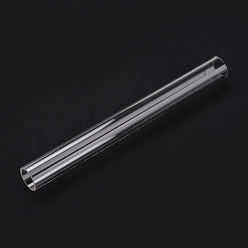 Clear Acrylic Rolling Pin, Hollow Round Tube Clay Roller, DIY Polymer Clay Tool, Clear, 19.5x2cm, Inner Diameter: 1.6cm