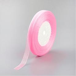 Pink Ruban d'organza, large ruban de décoration de mariage, rose, 1 pouces (25 mm), 250yards (228.6m)