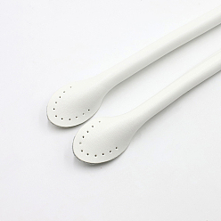 White Leather Bag Strap, for Bag Replacement Accessories, White, 50x1.4x1.1cm