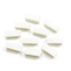 White Fibre Perfume Pads, Essential Oils Diffuser Locket Pads, Cuboid, White, 5x5cm