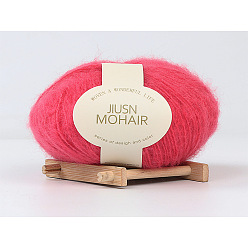 15 rose powder Nine-color bird mohair handmade diy crochet baby line fine wool group scarf hat sweater line