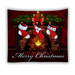 style 4 Hanging Decorative Fabric Christmas Printed Tapestry