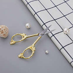 gold Retro plum blossom scissors butterfly carving modeling craft small scissors embroidery thread cutting stainless steel scissors