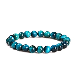 Тигровый глаз Натуральный тигровый глаз бисерные браслеты, прекрасно для женщин, 6 мм