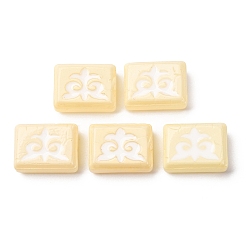 Мокасин Бусины лэмпворк , прямоугольник с амулетом, мокасин, 12x16x5.5~6 мм, отверстие : 1.2 мм