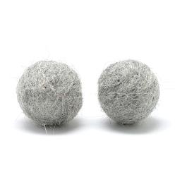 Gray DIY Doll Craft Wool Felt Ball, Craft Decoration, Gray, 30mm