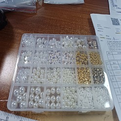 (52) Непрозрачная лаванда Наборы для изготовления ювелирных изделий своими руками, в том числе акриловые бусины, пластиковые подвески, Полимерная глина бисера, Подвески из эмали и сплава, разноцветные