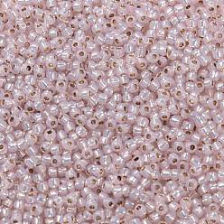 (PF2121) PermaFinish Light Lavender Opal Silver Lined Тохо 11/0 круглые бусины, японский бисер, (pf 2121) Permafinish светло-лиловый опал с серебряной подкладкой, 2.2 мм, отверстие : 0.8 мм, Около 5555 шт / 50 г