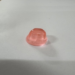 Pink Кабошоны из смолы, имитация желе, розовые, 9x12 мм
