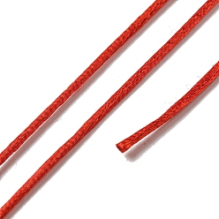 Rouge Fil à broder en polyester, fils de point de croix, rouge, 1.5mm, 20 m / bundle