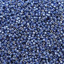 (DB2517)Duracoat Galvanized Mermaid Blue Бусины miyuki delica, цилиндр, японский бисер, 11/0, (db2517)duracoat оцинкованный русалочий синий, 1.3x1.6 мм, отверстие : 0.8 мм, около 10000 шт / упаковка, 50 г / мешок