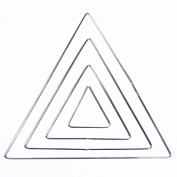 Треугольник Железные обручи, макраме кольцо, для рукоделия и тканой сетки / полотна с перьями, треугольные, 50 мм