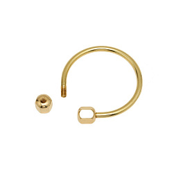 Без Покрытия Латунные подвески с карабином, кольцо, сырой (без покрытия), 54x4 мм