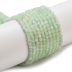 Зеленый Опал Естественный зеленый опал бисер нитей, граненые, круглые, 2 мм, отверстие : 0.5 мм, около 172~174 шт / нитка, 15.75'' (40~40.5 см)