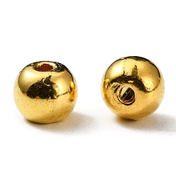 Golden Tibetan Style Alloy Round Beads, Cadmium Free & Lead Free, Golden, 6mm, Hole: 1.5mm, about 1690pcs/1000g