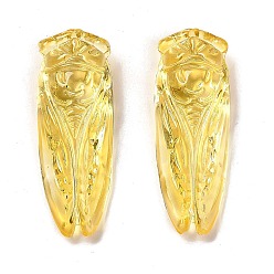 Gold Handmade Glass Decorations, Cicada, Gold, 61x22x15mm