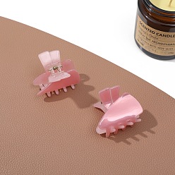 Pink Заколки-коготь из морковного ацетата целлюлозы, аксессуары для волос для женщин и девочек, розовые, 45 мм