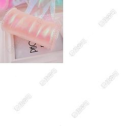 Pink 15 ленты из полиэстера в ярдах, для изготовления ювелирных изделий DIY, подарочная упаковка, розовые, 4 дюйм (100 мм)