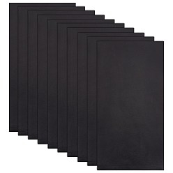 Черный Искусственная кожа, аксессуары для одежды, чёрные, 200x100 мм