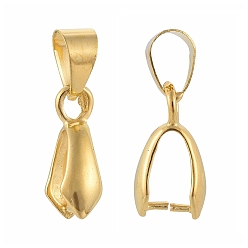 Настоящее золото 14K Держатели пончик из латуни, пешня для льда, без свинца и без никеля , реальный 14 k позолоченный, 14x7 мм, отверстие : 4x6 мм