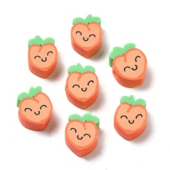Coral Handmade Polymer Clay Beads, Peach, Coral, 10x8x4.7mm, Hole: 1.6mm