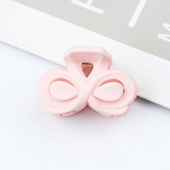 TCB-146-XP Tender Pink Butterfly Hair Clip for Women, Minimalist Claw Clip for High Ponytail and Updo Hairstyles