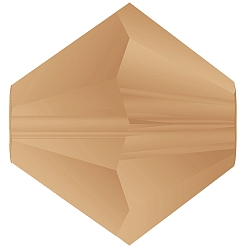 10330 840 Lt.Col.Topaz Matt Хрустальные бусины preciosa®, чешский хрусталь, биконус(451 69 302 рондель), 10330 840 светло-цветный топаз матовый, 4 мм, отверстие : 0.8 мм