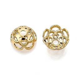 Бледно-Золотистый АБС-бутылки с УФ-покрытием, цветок, бледно золотарник, 17x16.5x9 мм, отверстие : 3.5 мм