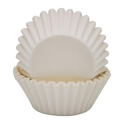 Белый Бумажные формочки для выпечки кексов, жиронепроницаемые держатели для формочек для маффинов обертки для выпечки, белые, 50x32 мм, около 1000 шт / упаковка