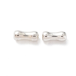 925 Sterling Silver Plated Rack Plating Brass Tube Beads, Lead Free & Cadmium Free Free, 925 Sterling Silver Plated, 2.5x6mm, Hole: 1.2mm