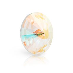 00030 200 Crystal AB Preciosa® maxima кристалл круглые камни, чешский хрусталь, биконус(436 11 177 риволи), срыв твердой мозговой оболочки, 00030 200 кристалл аб, ss 47 (10.55~10.9 мм)