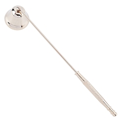 Light Gold Stainless Steel Candle Snuffer, Light Gold, 245x38mm, Hood: 38x36mm, Inner Size: 35mm
