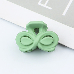 TCB-146-XP Green Apple Green Butterfly Hair Clip for Women, Minimalist Claw Clip for High Ponytail and Updo Hairstyles